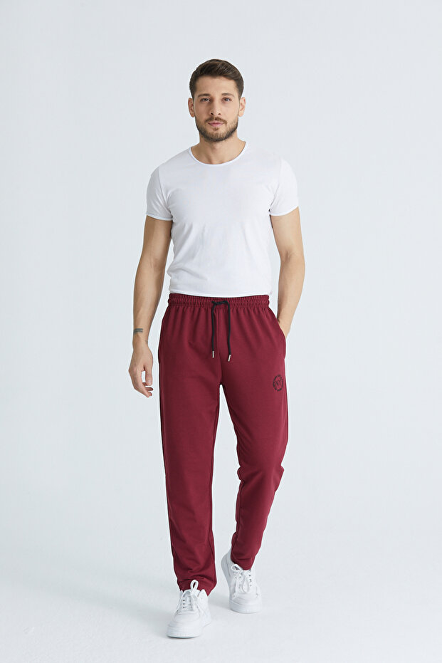 Erkek Düz Paça Basic Eşofman Altı - 1