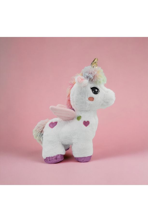 Unicorn 35cm Peluş Dört Ayaklı Kanatlı Tek Boynuzlu At - 2