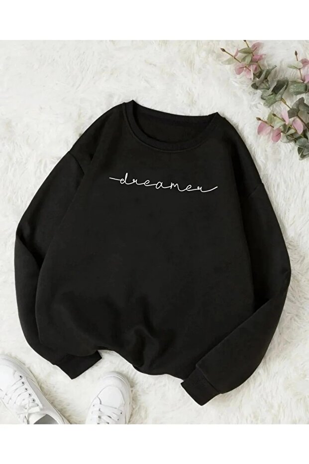 WOMEN'S DREAMER PRINTED ZERO COLLAR SWEAT DAXİS Sportwear Company