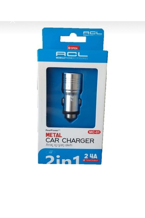 Mc-01 2.4A 2xUsb Full Metal Şarj Başlığı - 1
