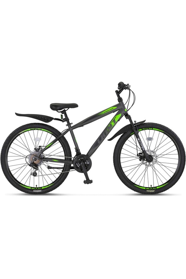 2743 Faster 2d 27.5 Jant 21 Vites Bisiklet Antrasit Yeşil - 1