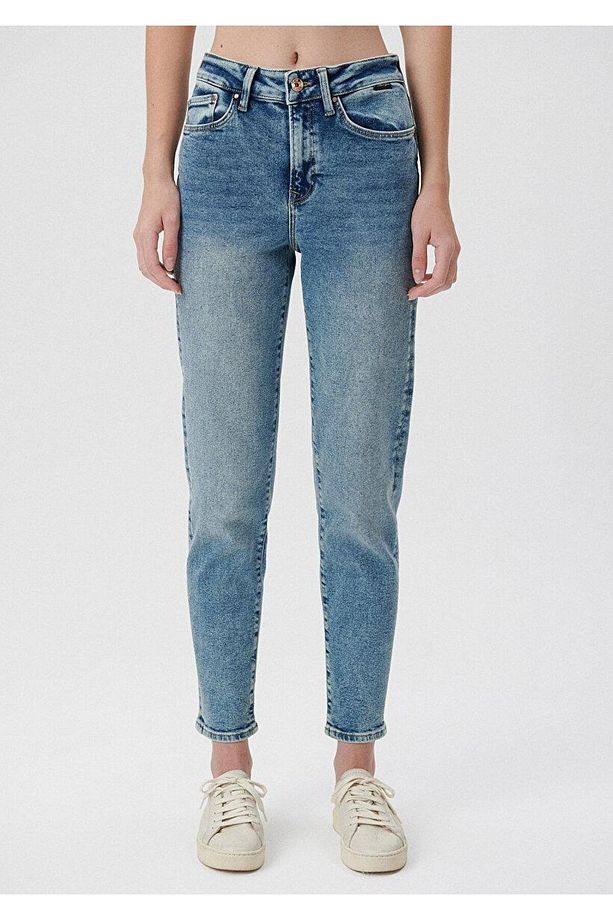 KADIN CINDY Mid Shaded GOLD SHAPE JEAN - 2