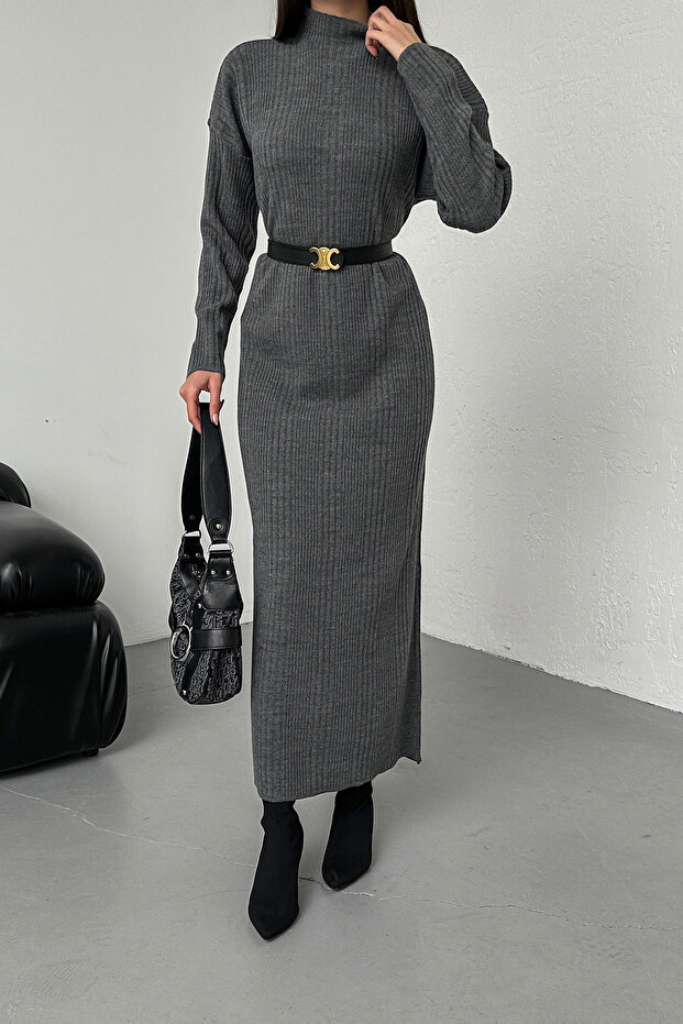 Rochie lungă de tricotaj - 3