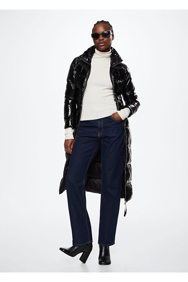 Siyah Kadın Mont 37005132 - 1