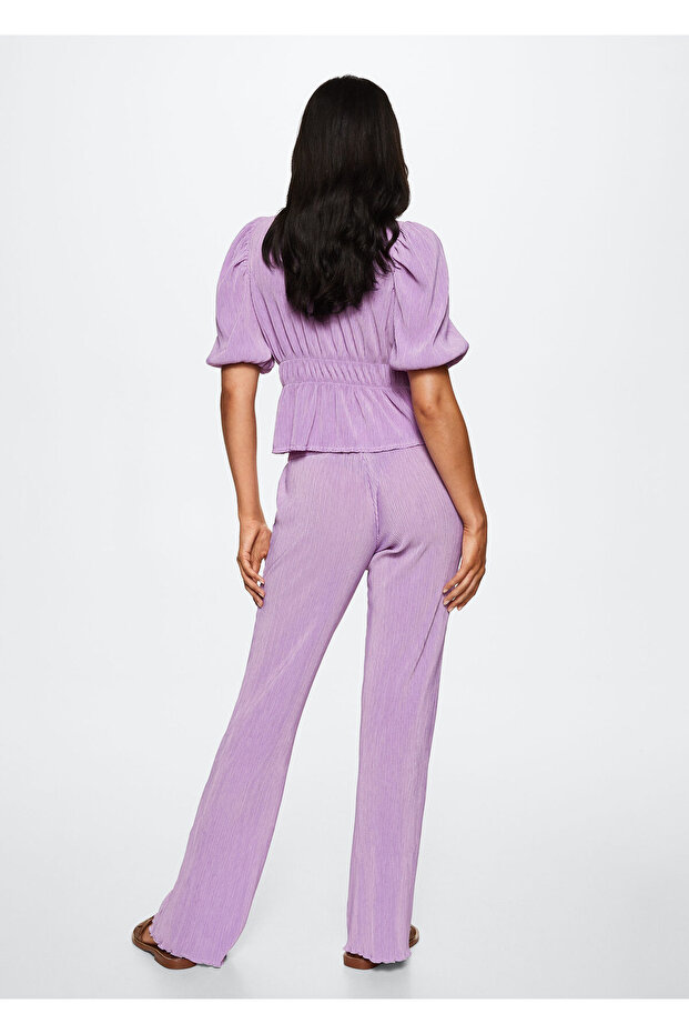 Kadın Leylak Pantolon - 11