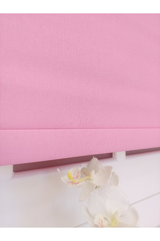 PEMBE STOR ZEBRA GÜNEŞLİK PERDE - 3