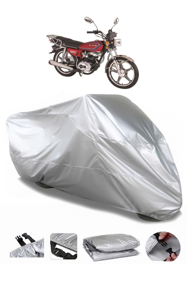 Bisan Yaren Bsx 125 - Premum Motorcycle Tarpaulin, Compatible Thick Back Bag
