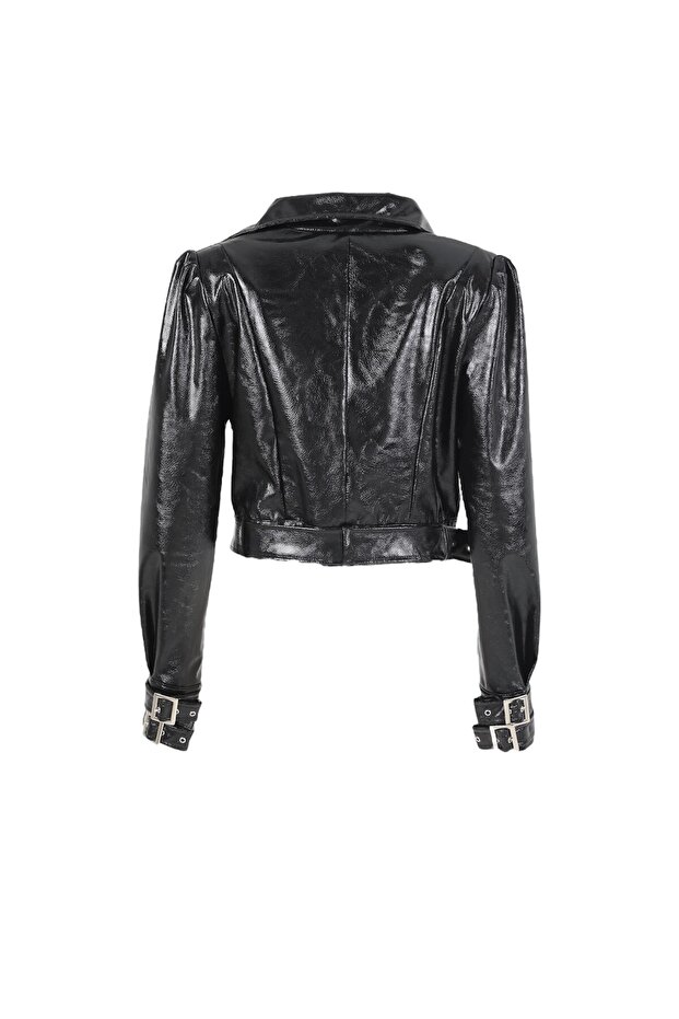 FLAME DERİ CEKET - 4