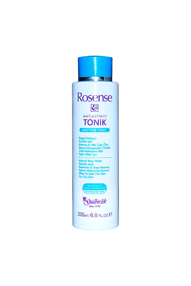Mattifying Tonic with Natural Rose Water Additive 200 ml