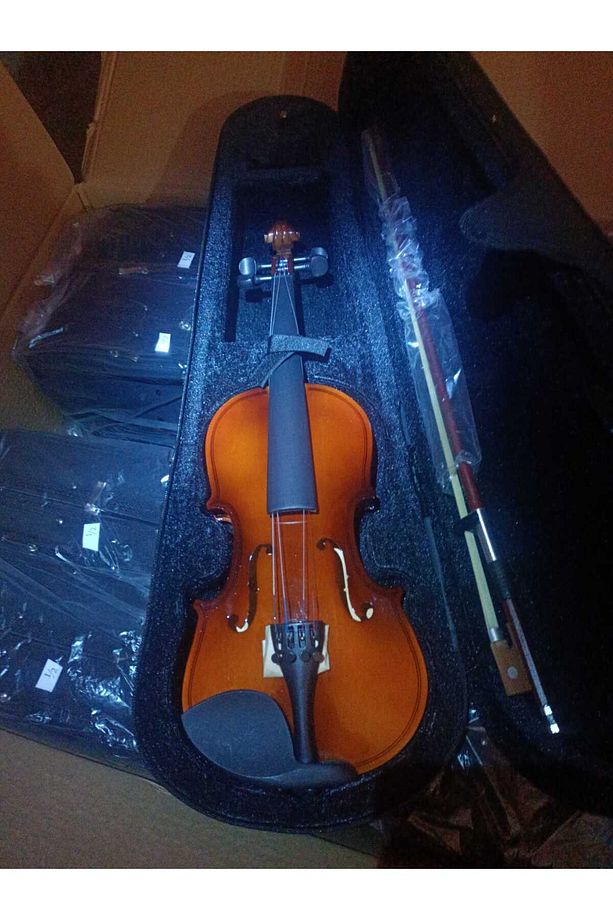JY001 MODEL 4/4 TAM BOY BAŞLANGIÇ DÜZEYİ KEMAN SETİ-KUTU-YAY-REÇİNE DAHİL - 8