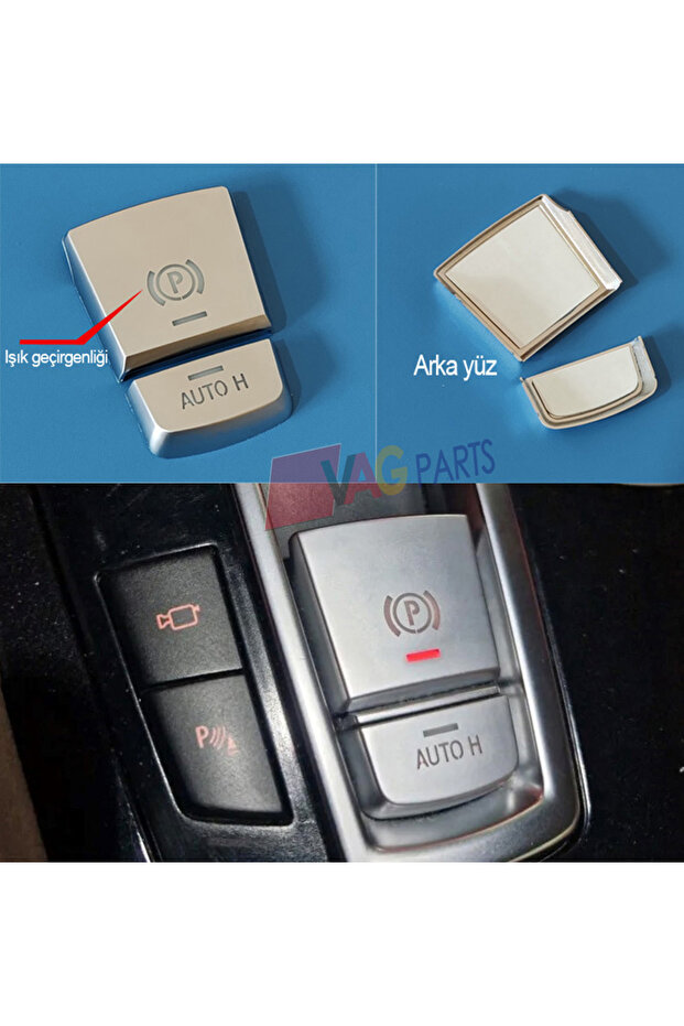 BMW F16 X6 handbrake key cap - F16 X6 key peeling problem