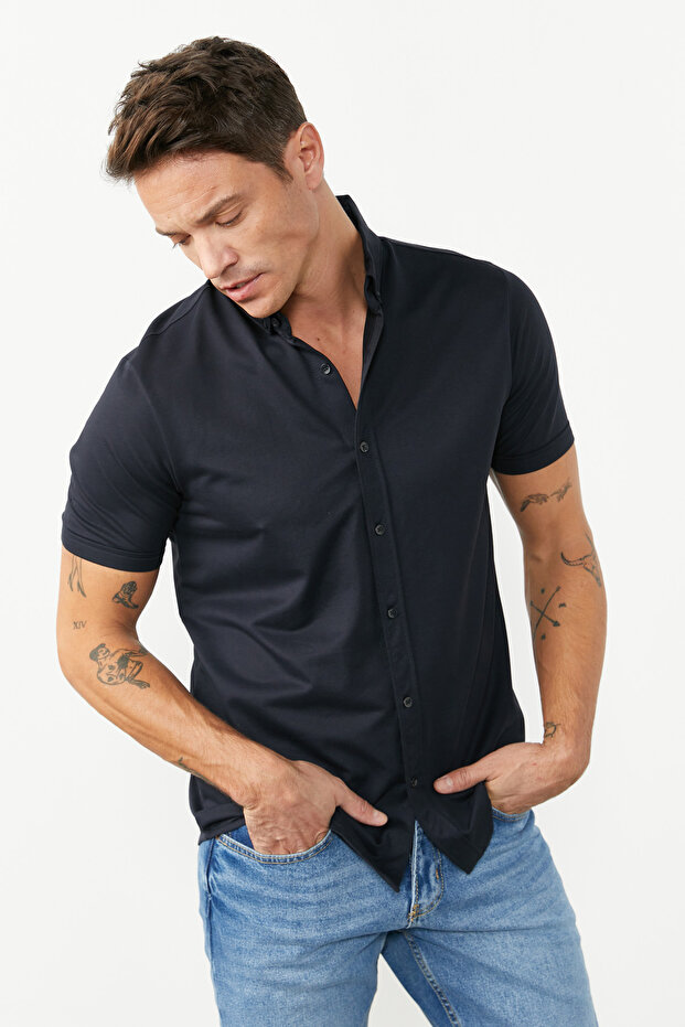 R-8752 ERKEK GÖMLEK - 4