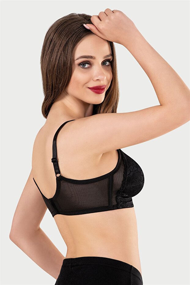Siyah Minimizer Sütyen - 4