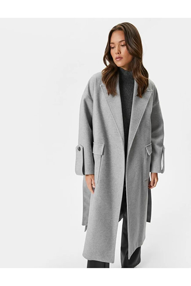 4wak00168ew Women's Coat Gray