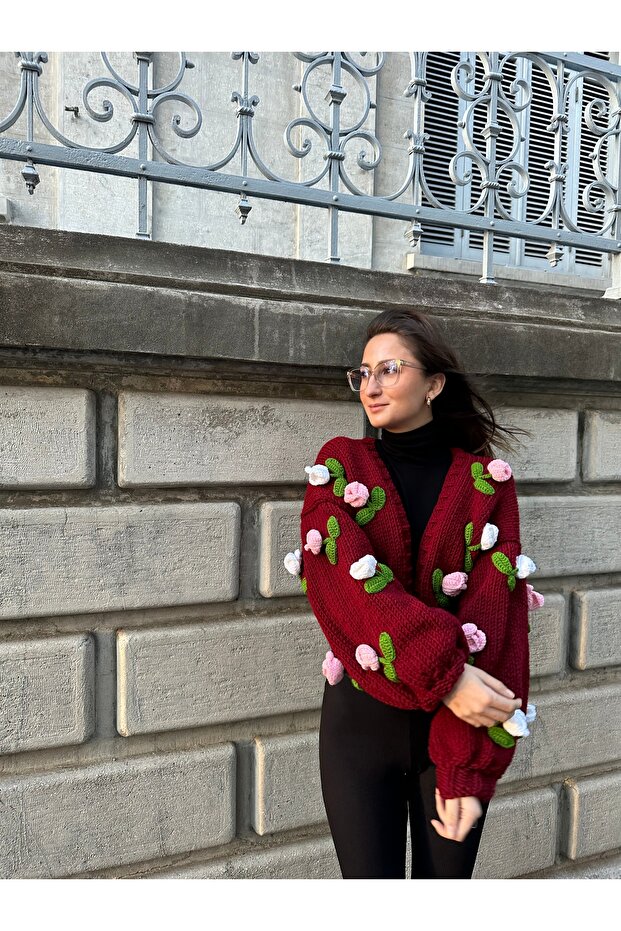 Cherry Lale Hırka - 1