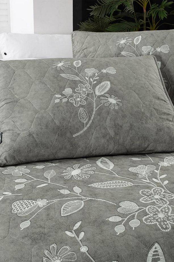 Klina Bej Mood Comfort Tek Kişilik %100 Pamuk Yatak Örtüsü Seti - 5
