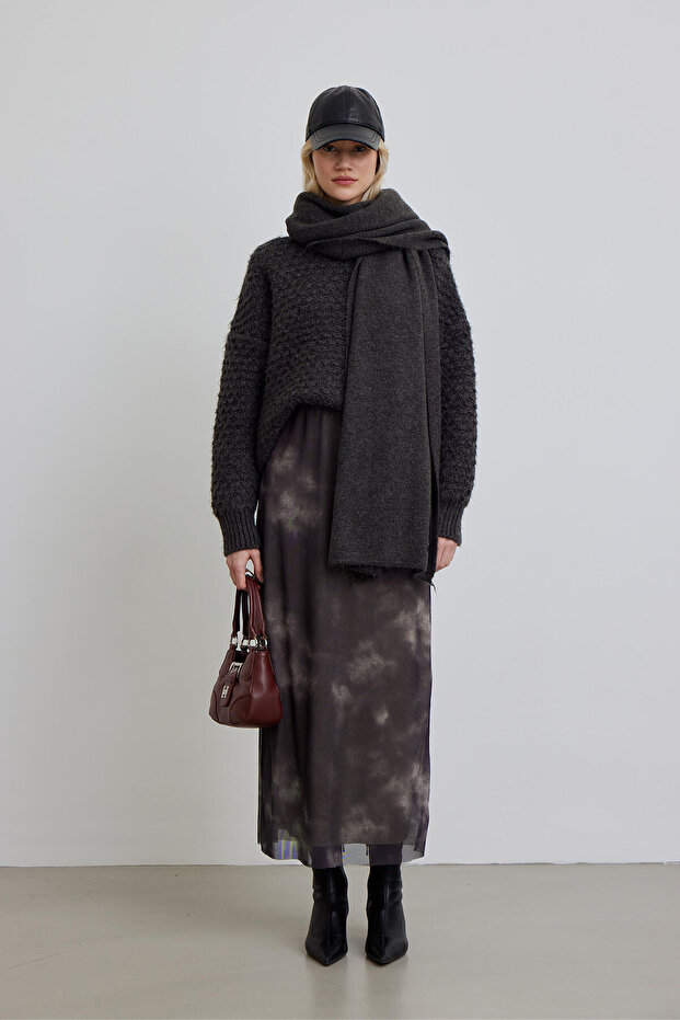 PATTERNED TULE SKIRT BOT - 6