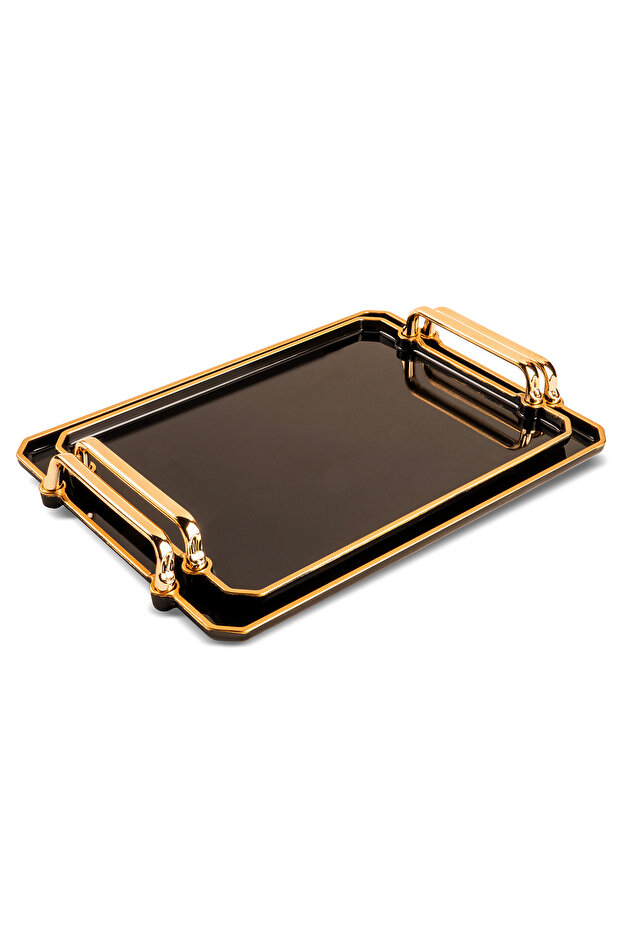 2 li Tepsi Ev Dekorasyon Sofra Mutfak - 5