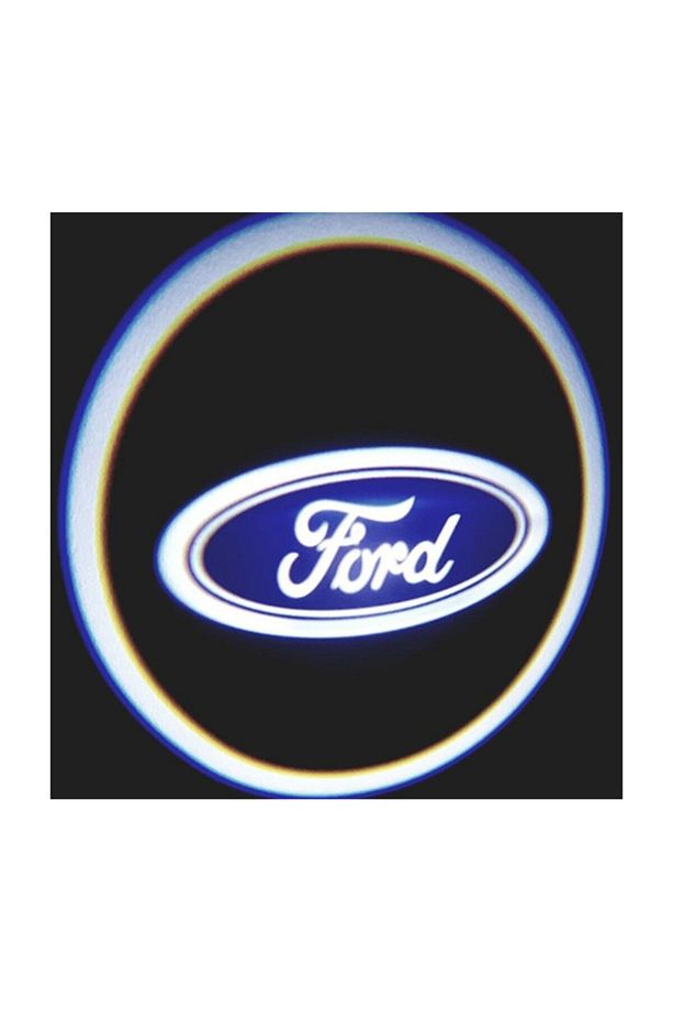 Mesafe Sensörlü Pilli Yapıştırmalı Kapı Altı Led Logo Tüm Markalr Ford - 1