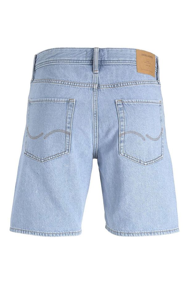Erkek Relaxed Fit Düz Denim Kot Şort - 12223606 - 3