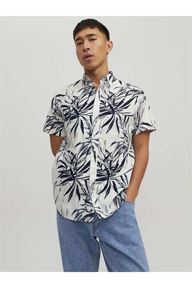 Jorcrayon Aop Shirt Ss Ln Men's Shirt