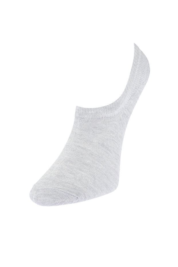 Çok Renkli 10'lu Paket Pamuklu Basic Düz Renk Sneaker-Kısa-Bilek Altı Çorap TMNSS24CO00003 - 5