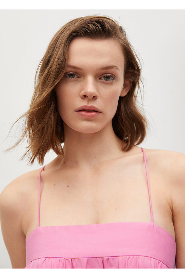 Pembe Kadın Elbise 17071077 - 5