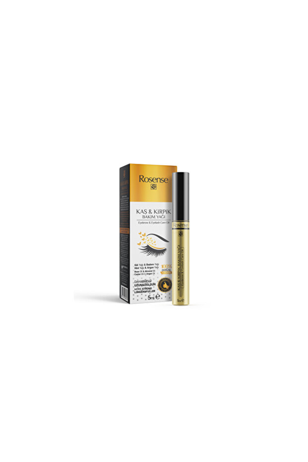 Kaş ve Kirpik Bakım Yağı Daha Güçlü Uzun Dolgun Eyebrow And Eyelash Care Oil 5 ML - 1