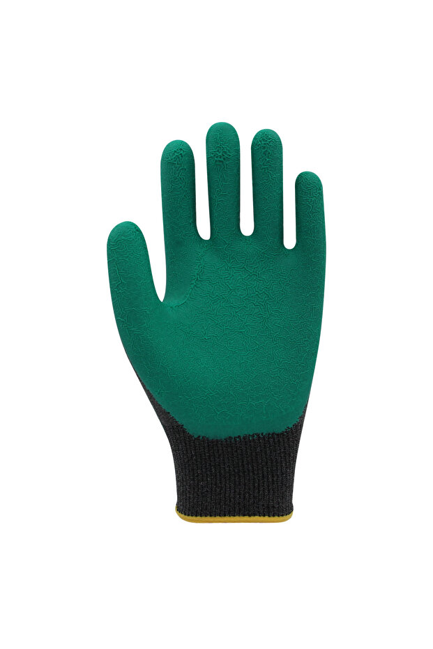 PL17 Flex Likralı İpten Örme Lateks Eldiven 12 Çift - 3