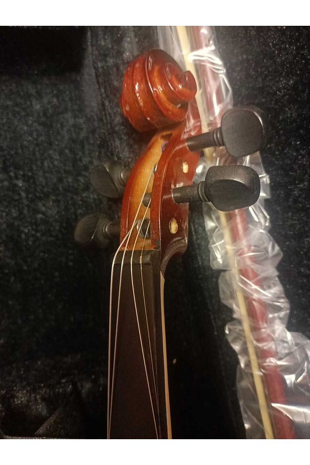 JY001 MODEL 4/4 TAM BOY BAŞLANGIÇ DÜZEYİ KEMAN SETİ-KUTU-YAY-REÇİNE DAHİL - 4