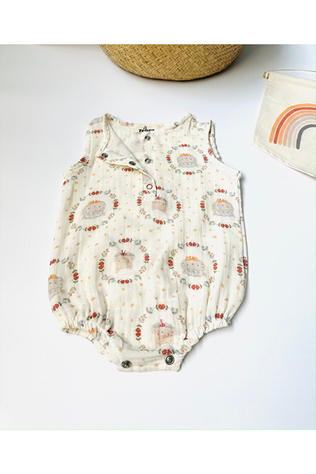 YENİDOĞAN ÇİFT KAT MÜSLİN ÇITÇIT TULUM - 2