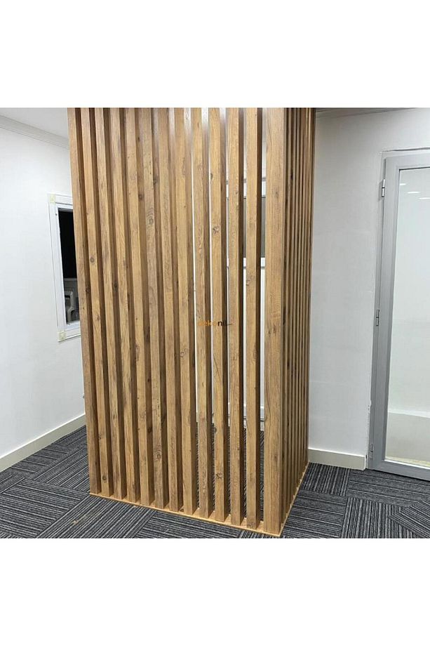 Kare Ahşap Seperatör Duvar Bölme Profili 5*5*280 Cm (1 Adet) - 4