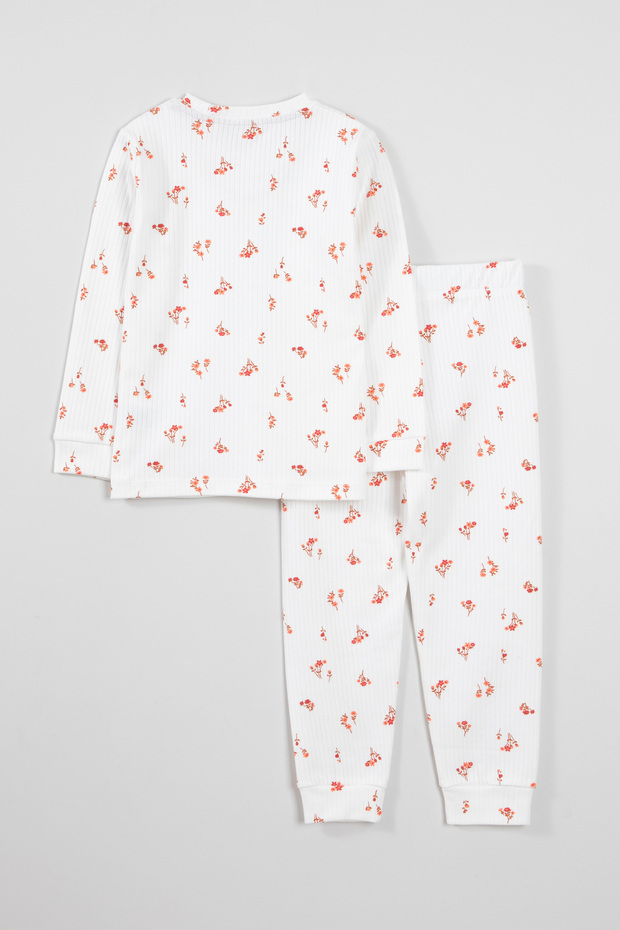 Σετ πιτζάμες με ραβδώσεις - 5