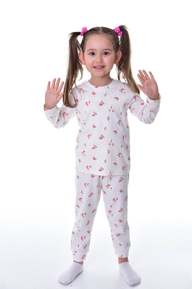 Σετ πιτζάμες με ραβδώσεις - 2