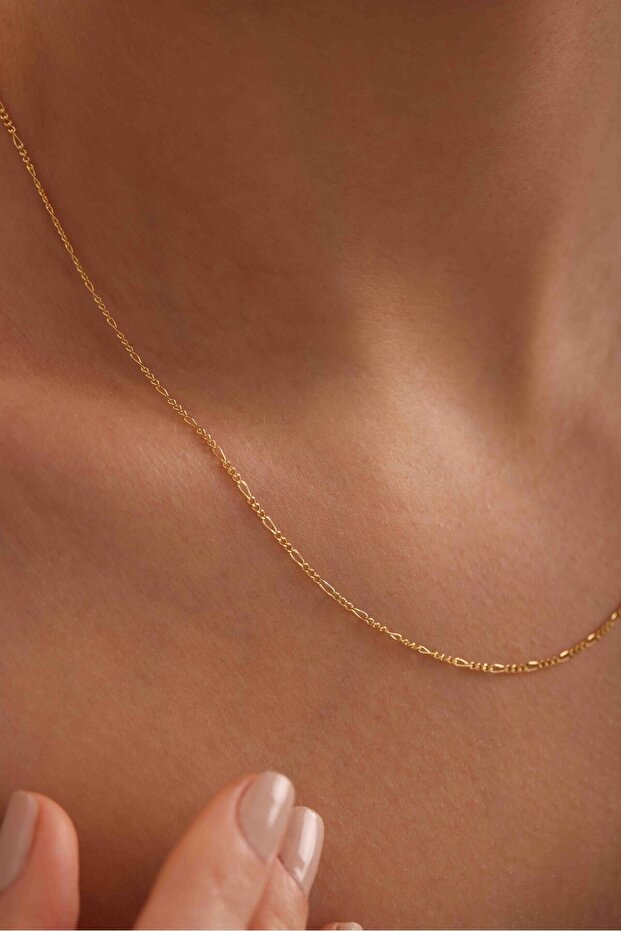 Altın Figaro Kolye - 3