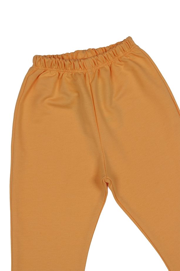 Kız Erkek Bebek Pijama Altı Patiksiz Pantolon Basic Eşofman Altı %100 Pamuk Yumuşacık Kumaş - 2
