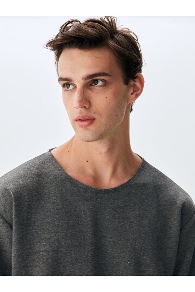 Antrasit Sweatshırt - 4