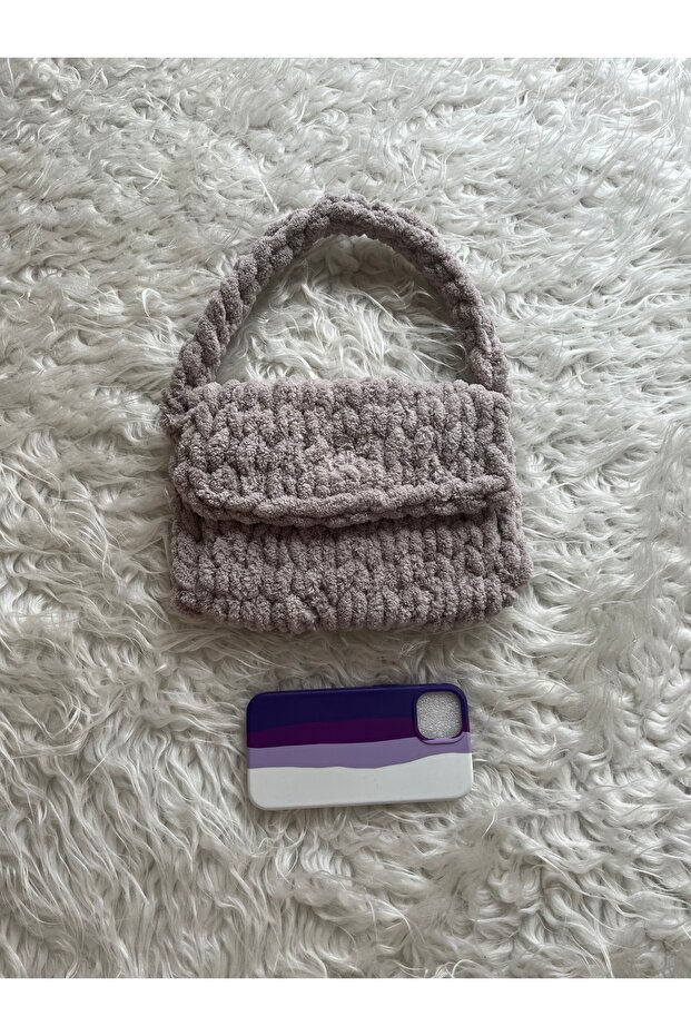 Puffy çıtçıtlı el çantası - 4