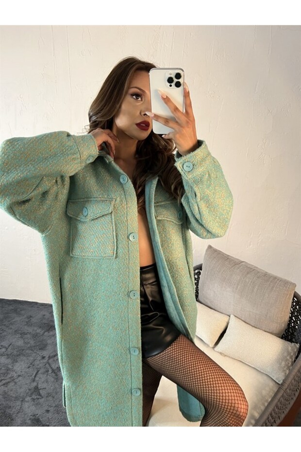 Ceket - Açık Yeşil - 4