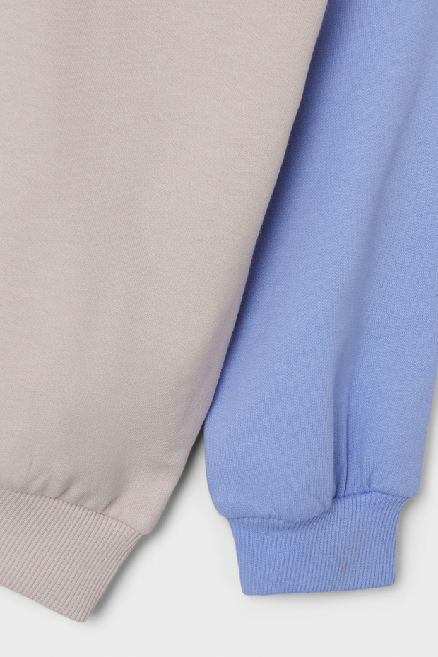 NMFVISUSAN LS BOXY SWEAT BRU - 3