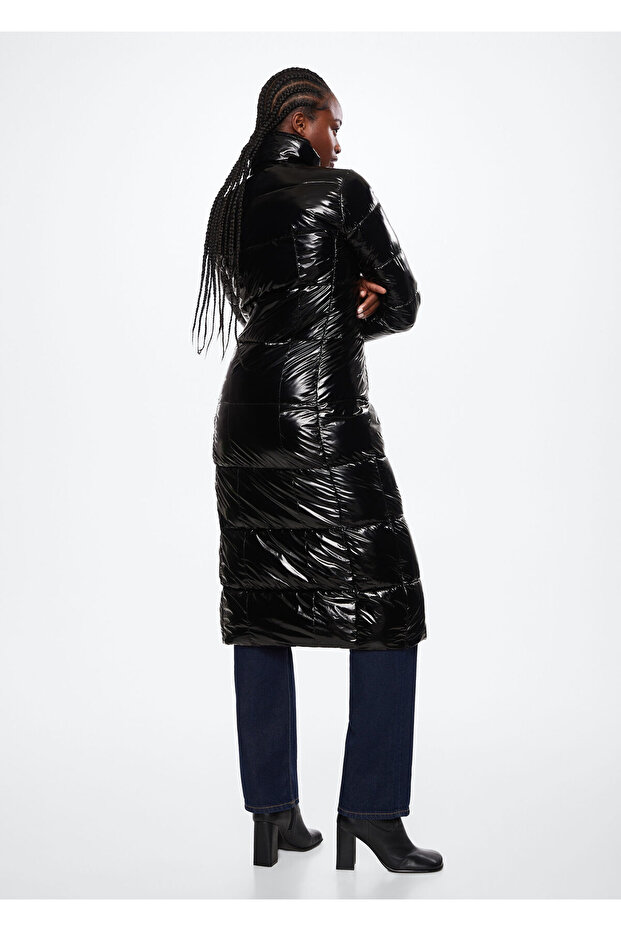 Siyah Kadın Mont 37005132 - 9