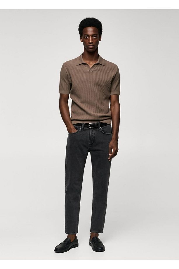 Ben model tapered cropped jean - 2
