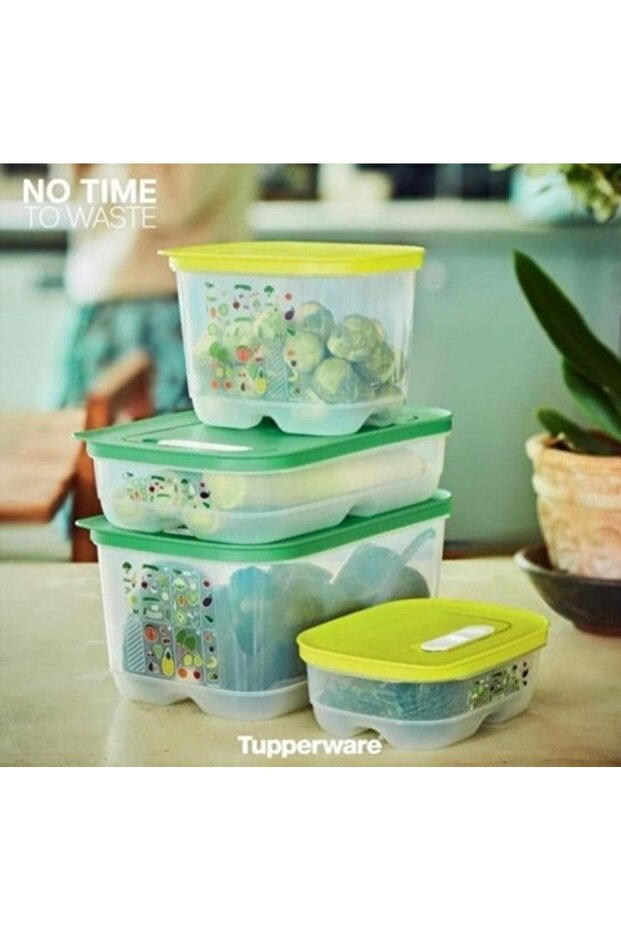Tuperware Sera Set. 1 Adet 4.4 LT, 2 Adet 1.8 LT ve 1 Adet 800 ML. - 1