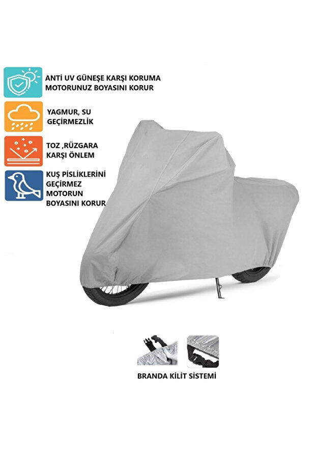 PİAGGİO Typhoon 125 Motorcycle Tarpaulin Rear Bag NOT COMPATIBLE