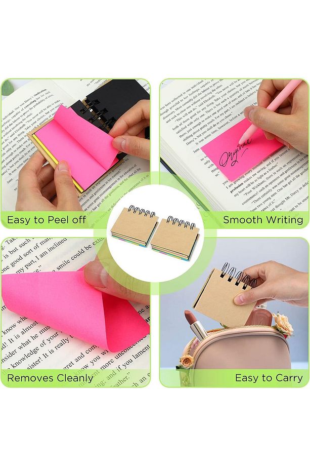 Yapışkan Postitli Mini Not Defteri - 8