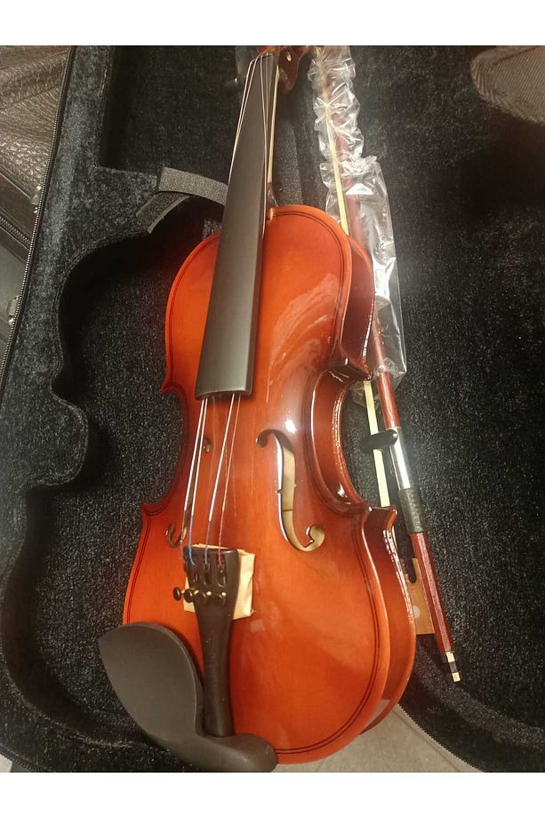 JY001 MODEL 4/4 TAM BOY BAŞLANGIÇ DÜZEYİ KEMAN SETİ-KUTU-YAY-REÇİNE DAHİL - 3