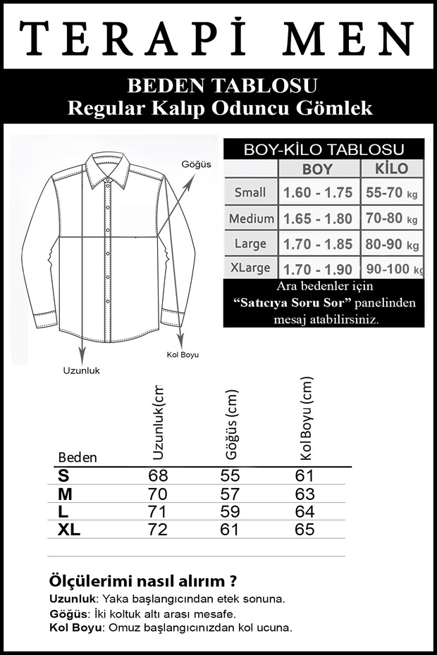 Gri Regular Kalıp Gömlek Yaka Düz Renk Oduncu Gömlek - 6