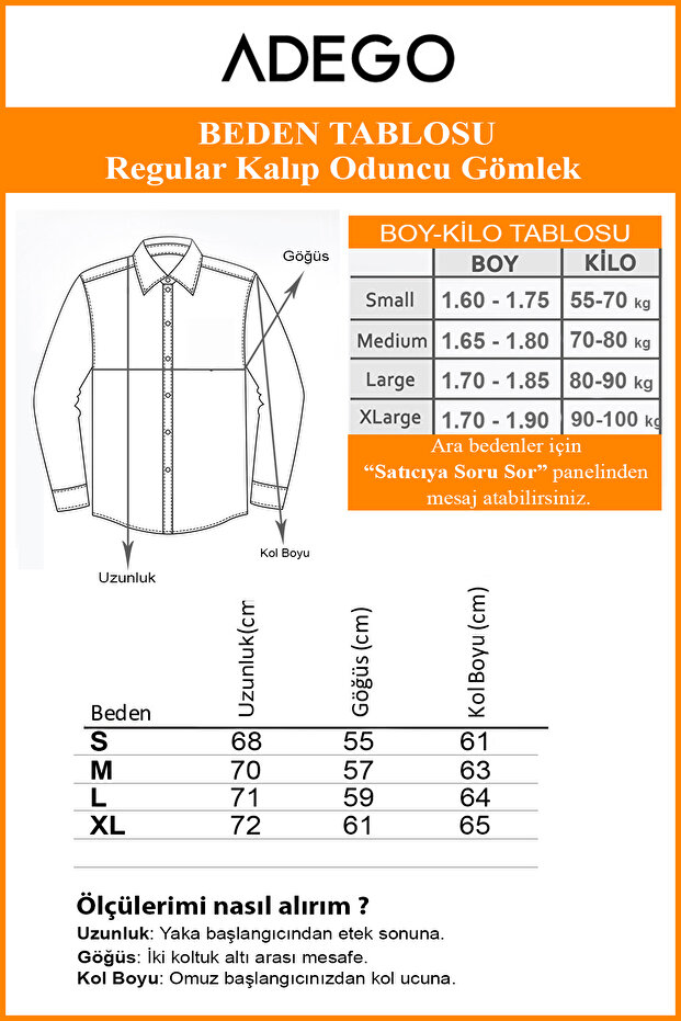 Sarı Regular Kalıp Gömlek Yaka Ekoseli Oduncu Gömlek - 6