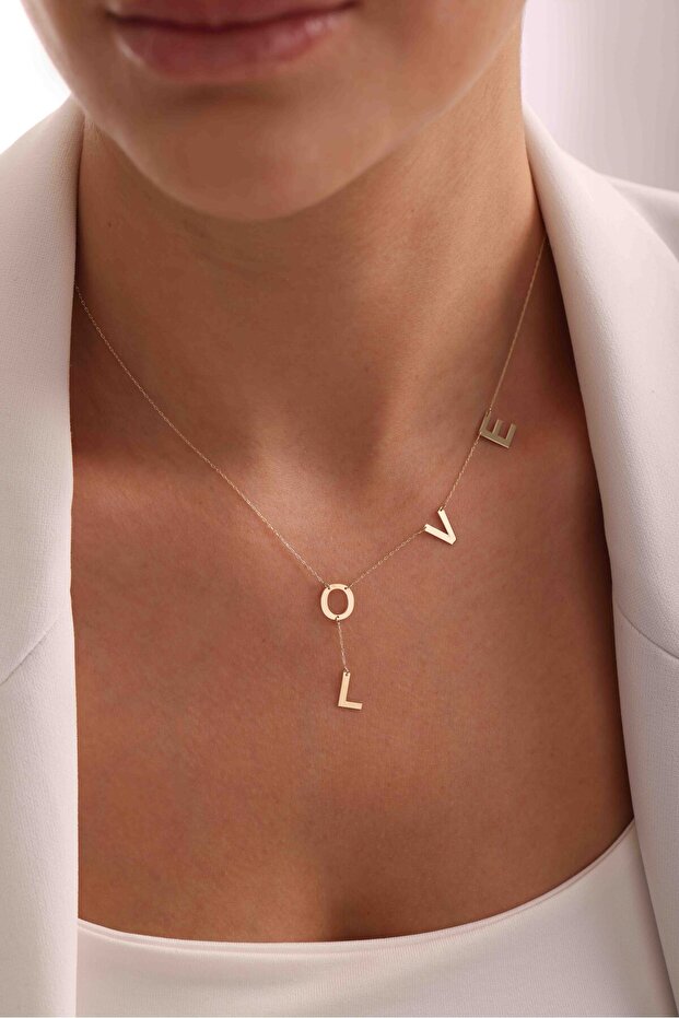 Love Kolye Aşk Kolyesi - 1