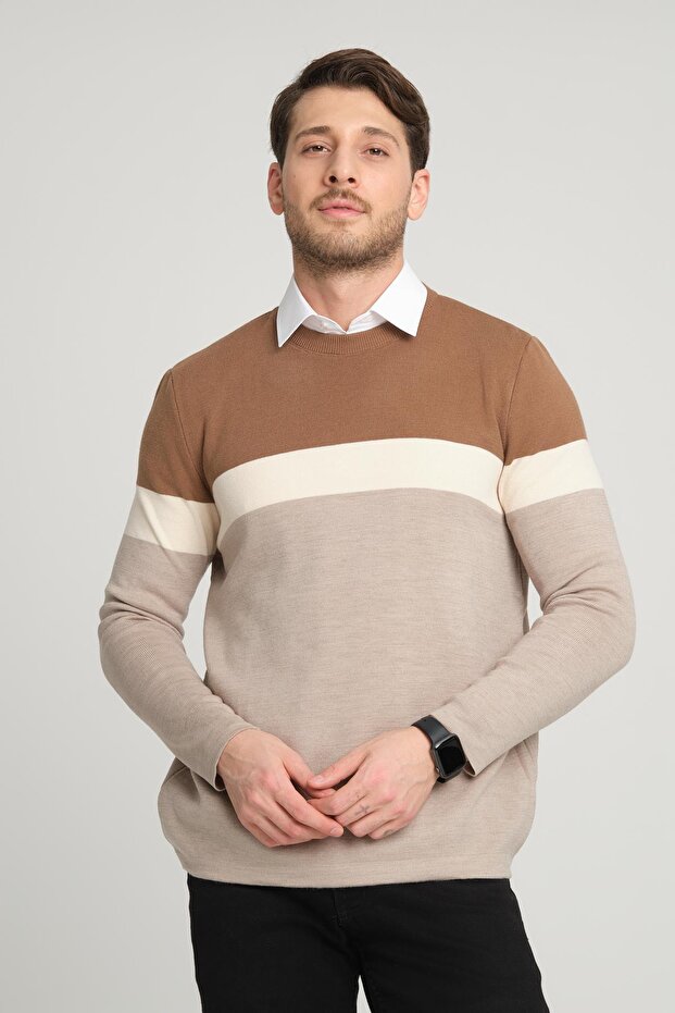 PULLOR BLOC DE CULOARE (E22-5701) - 2